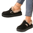 thumbnail image 4 of Snow Boots for Women PU Leather Anti-Slip Warm Fleece Lined Women's Winter Ankle Booties Waterproof Outdoor Boots Comfortable Shoes, 4 of 7