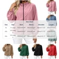 thumbnail image 4 of Thousandth Women's Casual Zip Up Jacket Long Sleeve Loose Fit Sport Windbreaker Lightweight Breathable Versatile Tops for Outdoor Travel and Vacation, 4 of 7