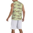 thumbnail image 2 of Naloa Twig Sloth Basketball Jersey Reversible Men's Mesh Athletic Sports Shirts Training Practice S-4XLXX-Large, 2 of 6