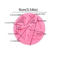 thumbnail image 3 of adviicd Washable Silicone Cake Cake Candy Chocolate Decorating Tray DIY Craft Project Pink,One Size, 3 of 5