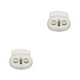 thumbnail image 1 of Qarigey 100 Piezas Tapón de plástico Cordón Cordón Bloqueo Topes Resorte Frijol Sujetador Cuerda Toggle Cordón Blanco 3 1.71.55 Blanco 3 1.7*1.55 2piezas, 1 of 6