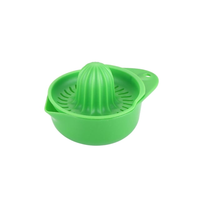 Naiovety Exprimidor de limón de plástico de un solo orificio, prensa manual multifuncional, exprimidor de frutas a prueba de agua, taza licuadora para Cocina y Comedor Verde Naiovety HA067835-03