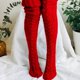 thumbnail image 5 of Calentadores de piernas de invierno yuxing color rojo vino 85 cm, 5 of 5