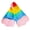 Butterfly Macaron-24 to 26, variant on Swim Fin Ergonomic Adults Snorkeling Fin Flexible Swimming Fin Travel Use Unisex Adult Snorkeling Fin for Swimming