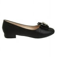thumbnail image 3 of Badgley Mischka Low Heeled Ballerinas (Little Kid Sizes), Black Shimmer, 5, 3 of 7