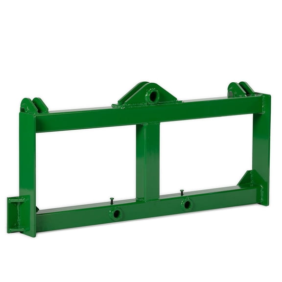 Titan Attachments Hay Frame Attachment Fits Hook and Pin Mounting Systems, Optional Conus 2 and Stabilizer Spears, Rated 3,000 LB, Hay Handling Tractor Attachments