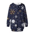 thumbnail image 4 of TIMIFIS Robe de Noël Moche pour Femmes, Manches Longues, Imprimé Bonhomme de Neige, Robe Chemise Décontractée Moulante avec Poche, 4 of 6