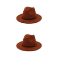 thumbnail image 3 of Sonducket Sombreros con hebilla de cinturón, gorros elegantes sólidos grandes a la moda, gorros de lana cálidos para mujeres y niños, iglesia Rojo oscuro 58cm 2Conjunto, 3 of 6