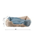 thumbnail image 4 of Armarkat Cat Bed Model C47, navy blue & beige, 4 of 10