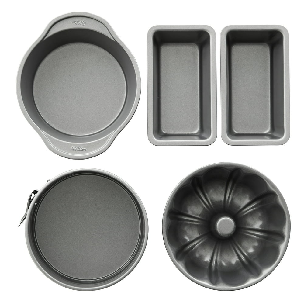 Wilton Bake It Better Mini 6Inch Baking Pan Set, 5Piece