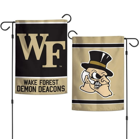 Wake Forest Deacons 12.5” x 18" Double Sided Yard and Garden College Banner Flag Is Printed in the USA