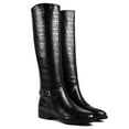 thumbnail image 5 of Ferwind Women's Riding Boots Textured Upper Low Heels Adult Black 10, 5 of 8