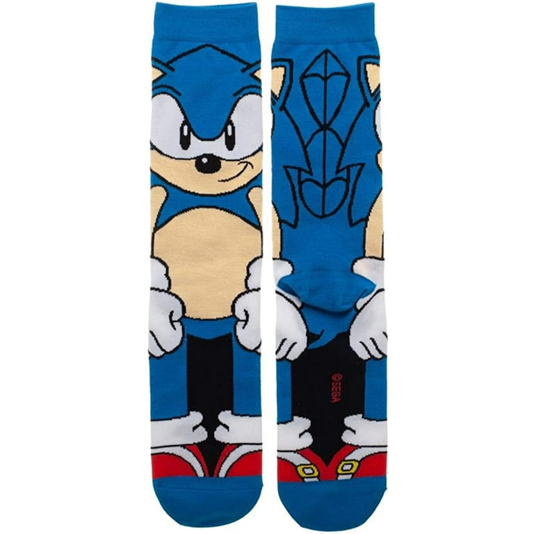 Sonic the Hedgehog 360 casual Character Crew Socks for Men 