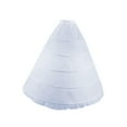 thumbnail image 4 of Elodie Accessoire de Crinoline de Mariée Jupon de Robe de Mariée pour Banquet Fête Cosplay 5 Cerceaux, 4 of 8