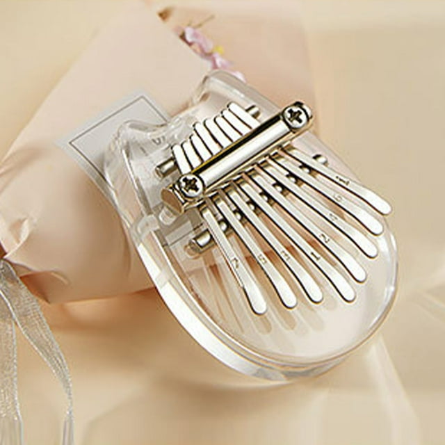 Fridja Transparent Cat 8-tone Mini Thumb Piano Finger Exercise Tool