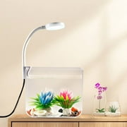 BESTSKY Fish Tanks,360° Viewing Experience Small Fish Tank,Chamfered Edges Aquarium,Size1