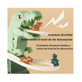 thumbnail image 4 of Juguete Infantil De Tobogán De Escalada Con 5 Dinosaurios Malubero Verde, 4 of 5