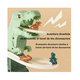thumbnail image 4 of Juguete Infantil De Tobogán De Escalada Con 5 Dinosaurios Malubero Verde, 4 of 5