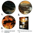 thumbnail image 3 of Designart "Sunrise Of Light II" Landscape & Nature Floater Framed Canvas Print, 3 of 7