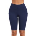 thumbnail image 6 of BeautyIn Women Yoga Shorts Tummy Control Workout Leggings with Side Pockets, 6 of 7