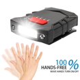 thumbnail image 1 of Eigraketly Súper brillante USB recargable COB LED Cap Light Sensor inteligente Headlight Head Linterna Clip-On Cap Hat Light Lámpara de cabeza carpas No.2, 1 of 6