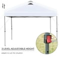 thumbnail image 4 of Outsunny 10 x 10 ft White Pop up Outdoor Canopies, Adjustable Height, 4 of 8