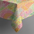 thumbnail image 4 of Pioneer Flower Floral Print Pattern Rectangle Tablecloth 60"x120", Waterproof Polyester Table Cloth, Wipeable Spillproof for Dining Camping Indoor Outdoor, 4 of 6