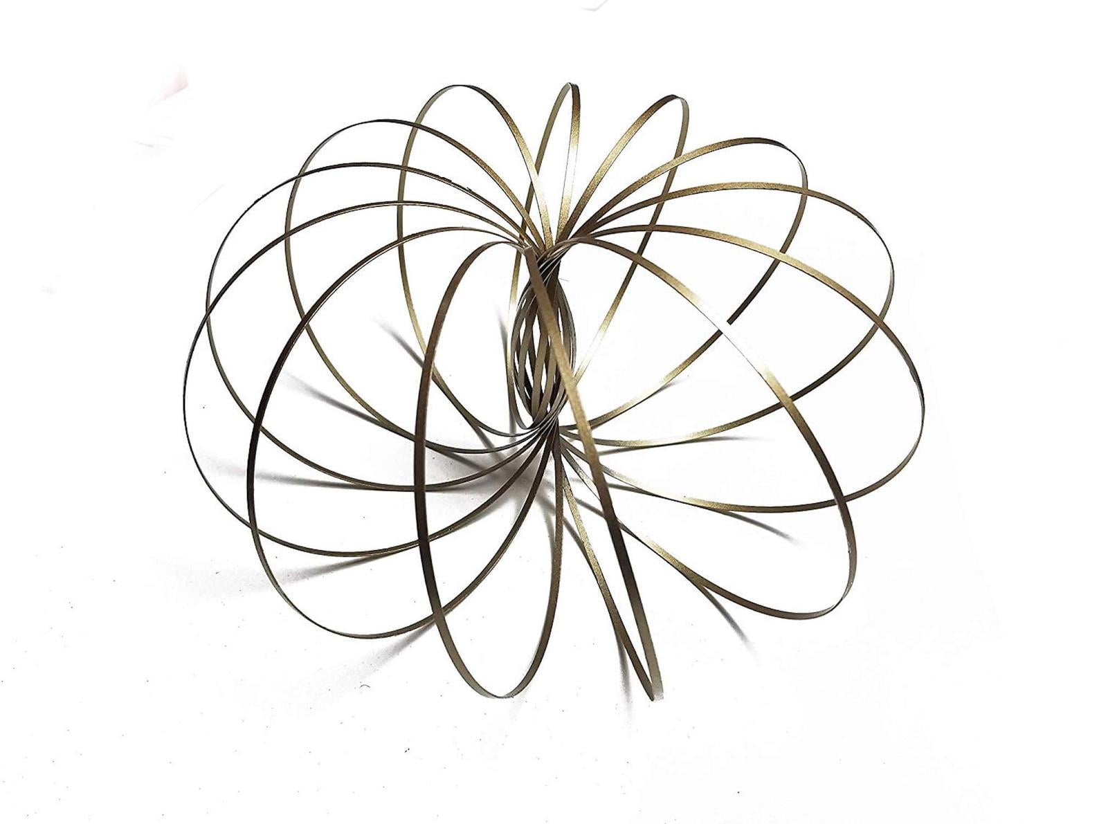 Toroflux Science Toy Flow Ring w/ Velvet Bag Official Toroidz® 3D Slinky 