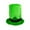 D, variant on DJN St. Patrick's Day Top Hat Green Irish Magician Hat with Shamrock Theme Party Hat A One Size