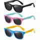 thumbnail image 1 of Girls Boys Polarized Kids Sunglasses 3 Pack Flexible Tpee Rubber Frame Suitable For Ages 3-8 Years., 1 of 5