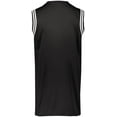 thumbnail image 5 of Holloway Sportswear 2XL Retro Basketball Jersey Black/White 224076, 5 of 5
