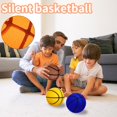 thumbnail image 4 of BallsFHK Flocking Silent Basketball-Size 5 Upgrade Dribble Dream Silent Basketball, Silent Basketball Dribbling Basketball No Noise, Foam Basketball, 4 of 5