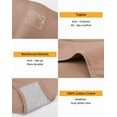 thumbnail image 4 of Bragas hipster de algodón para mujer Underwear INNERSY, paquete de 6, 4 of 6