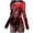Black, variant on Women's Long Sleeve Basic T Shirts Tees Halloween Print T-Shirt Tops