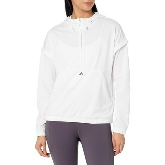adidas Women's Ultimate365 TWISTKNIT Hoodie, White