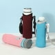 thumbnail image 3 of Funda de Botella de Agua de Neopreno Uxcell con Correa, Bolsa Portabotellas de Vidrio Aislada de 12 oz, Funda para Botella de Bebida Colapsable con Mango, Rojo, 3 of 7