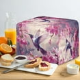 thumbnail image 4 of TSOVTHRID Hummingbird Cherry Blossom Print Toaster Covers for 4 Slice Bread Toaster Oven Dust-proof Cover Waterproof Kitchen Small Appliance Protector, 4 of 8