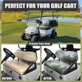 thumbnail image 5 of Binienty 2 Pcs Golf Cart Seat Cushion Covers Kit Art Mountain Golf Cart Blanket Seat Covers Compatible with EZGO & Club Car 2 Passenger Seats Carts, 5 of 8