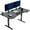 Black Carbon Fiber/Black, variant on VIVO Electric 63" x 32" Stand Up Desk Workstation, Black Table Top, Black Frame