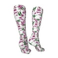 thumbnail image 3 of Naloa Orchids Flowers High Stockings Women Thigh High Stockings Over Knee Long Stockings-One Size, 3 of 8
