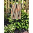 thumbnail image 2 of POGLIP Geometric Ikat Pattern Abstract Artistic Color Drapery Ethnic Folk Geometry Garden Flag Decorative Flag House Banner 28x40 inch, 2 of 2