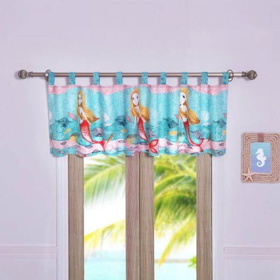 Mermaid Window Valance by Barefoot Bungalow