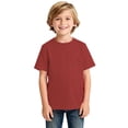 thumbnail image 4 of UACY Little Girls Boys Short Sleeve T-Shirt Cotton Solid Tees for Toddlers Solid Basic Cotton Crewneck Tee Workout Top Boys ﻿ (Brick Red, 12-18 Months), 4 of 9