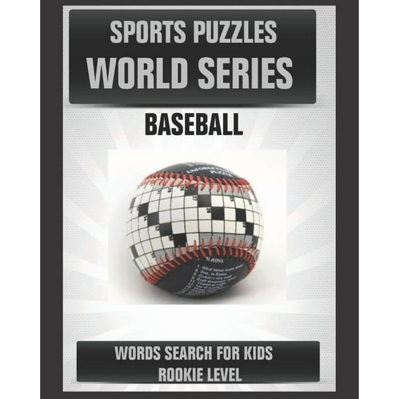 Sports Puzzles World Series: Baseball: Baseball Activity Book for Kids: Word Search for Smart (Paperback) by Letras EfÃmeras