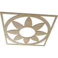 thumbnail image 2 of Ekena Millwork 36"OD x 12 1/2"ID x 1/4"T Blume Wood Fretwork Pierced Ceiling Medallion, Birch, 2 of 3