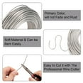 thumbnail image 5 of Anodized Aluminum Wire Bendable Metal Craft Wire Flexible Craft Wire for Beading Jewelry Craft Making Silver 22 Gauge 0.6mm 280m/250g(918.6 Feet/250g), 5 of 5