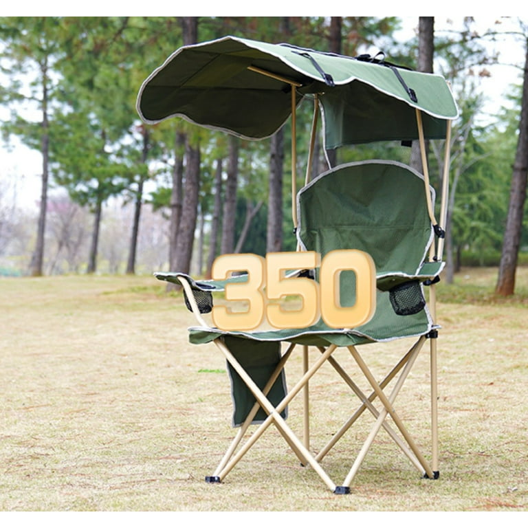 Camping chair with canopy hot sale
