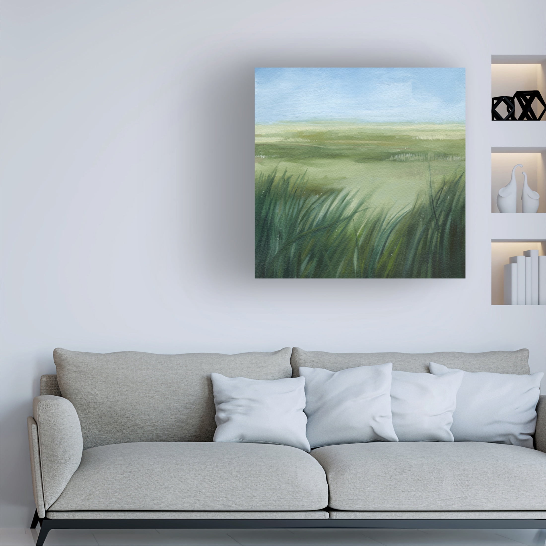 Trademark Fine Art Grace Popp Tall Grass Plains I Canvas Wall Art