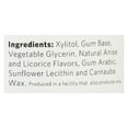 thumbnail image 3 of Xylichew Sugar-Free Licorice Gum 60 pieces (Pack of 4), 3 of 3