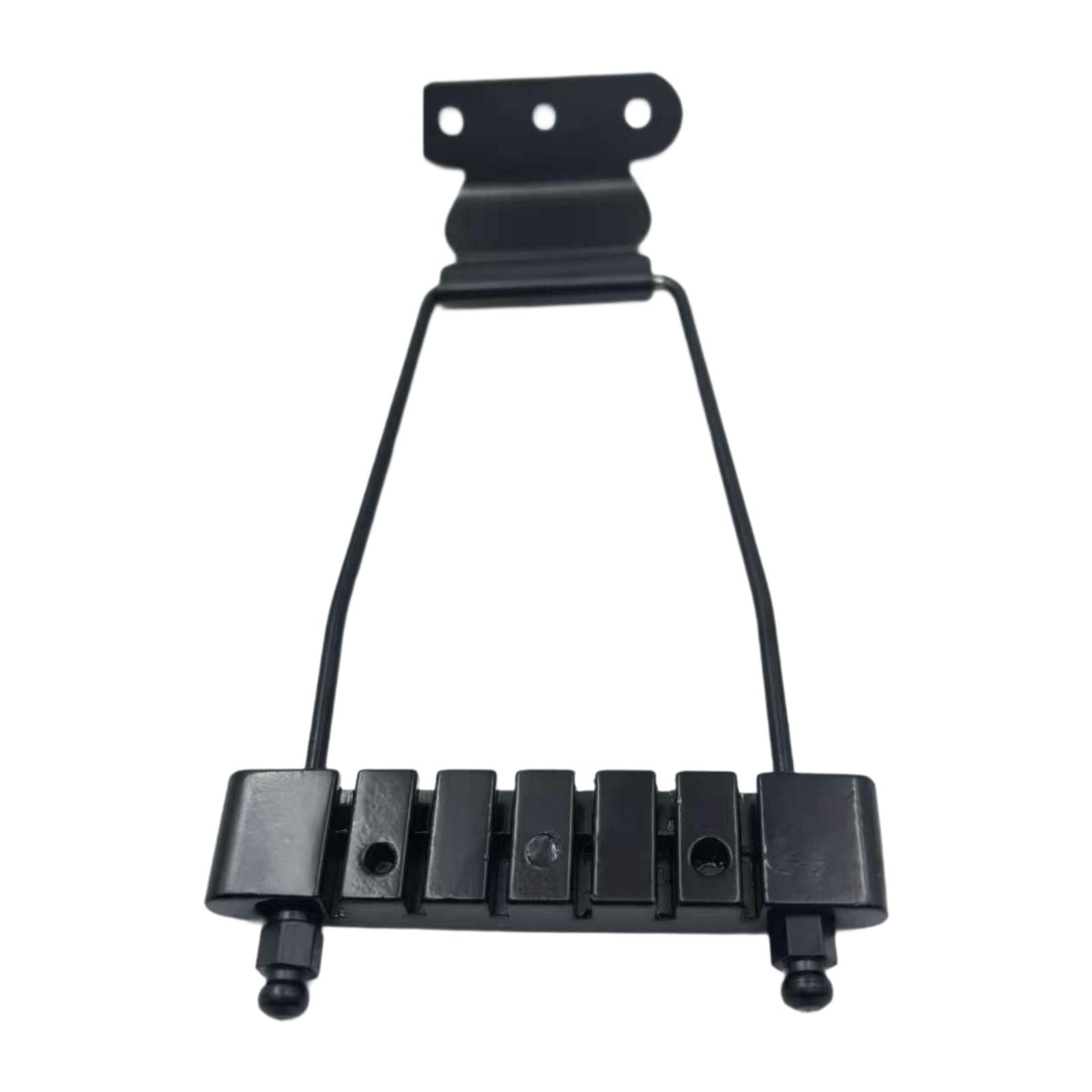 Tailpiece Bridge Guitar Pull Board Stable Metal Design Compatible with Semi Hollow Body Jazz Guitar